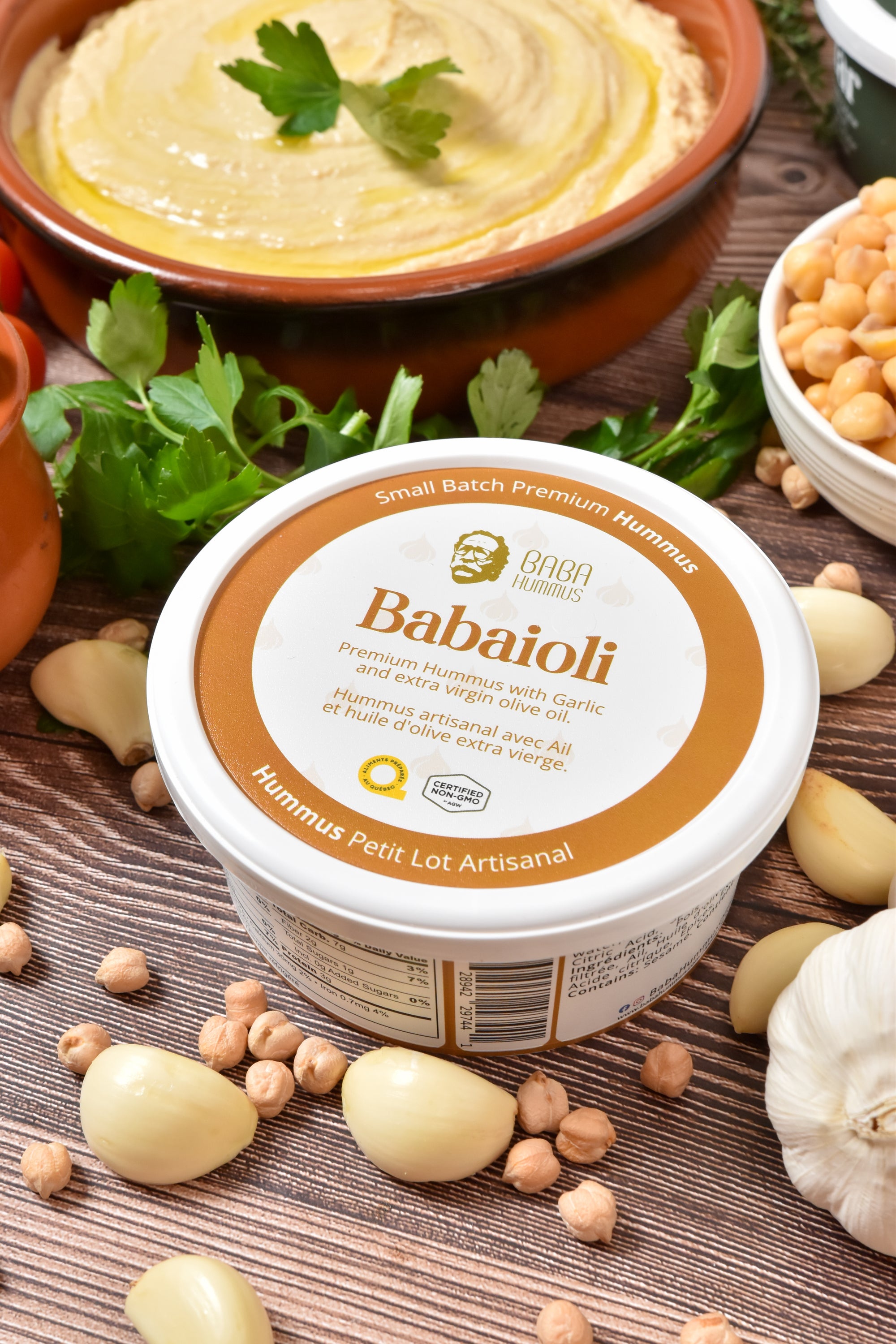 Baba Hummus with Aioli