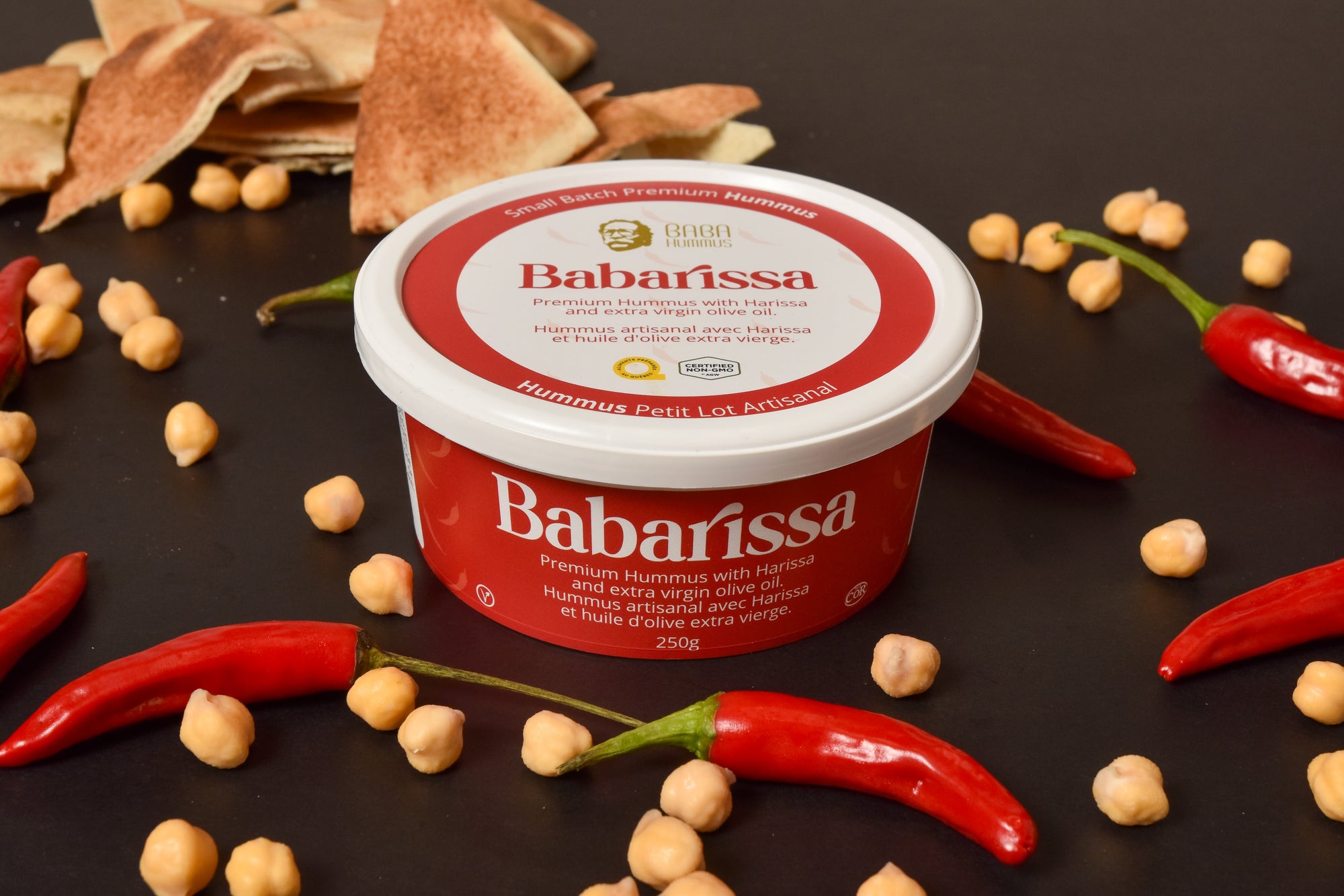 Best Hummus in Canada with Harissa