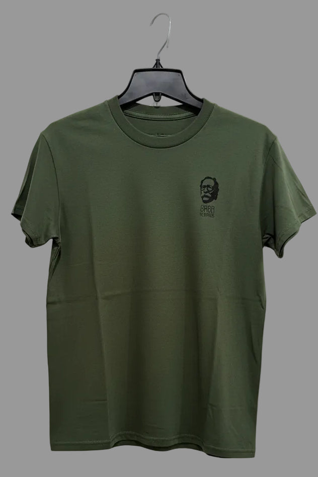 T-Shirt Baba Hummus vert